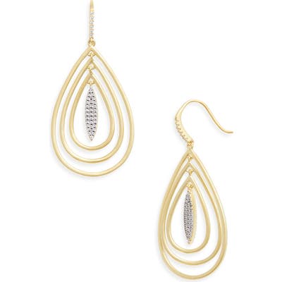 Freida Rothman Fleur Bloom Empire Teardrop Earrings