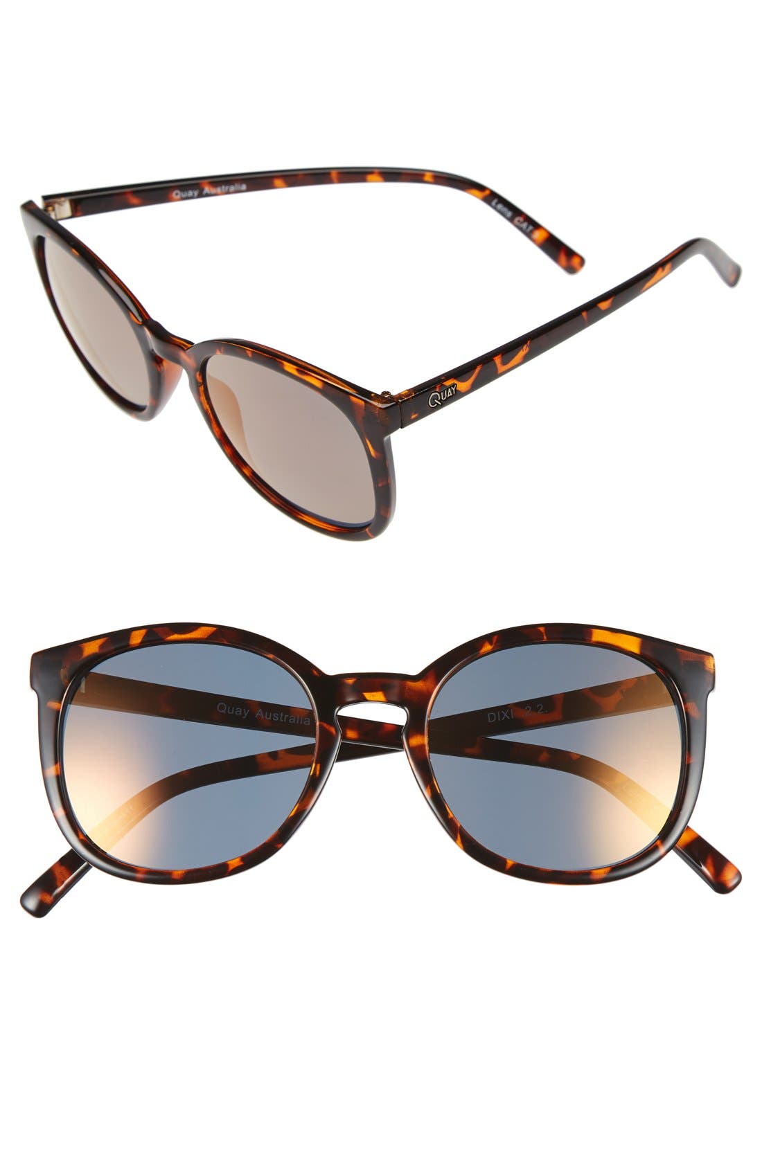 Quay Australia 'Dixi' 50mm Keyhole Sunglasses Nordstrom