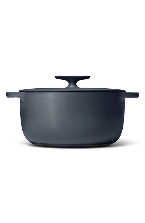 CARAWAY 6.5-Quart Cast Iron Dutch Oven in Midnight Blue 