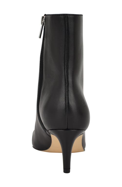 Shop Calvin Klein Gentley Pointed Cap Toe Bootie In Black