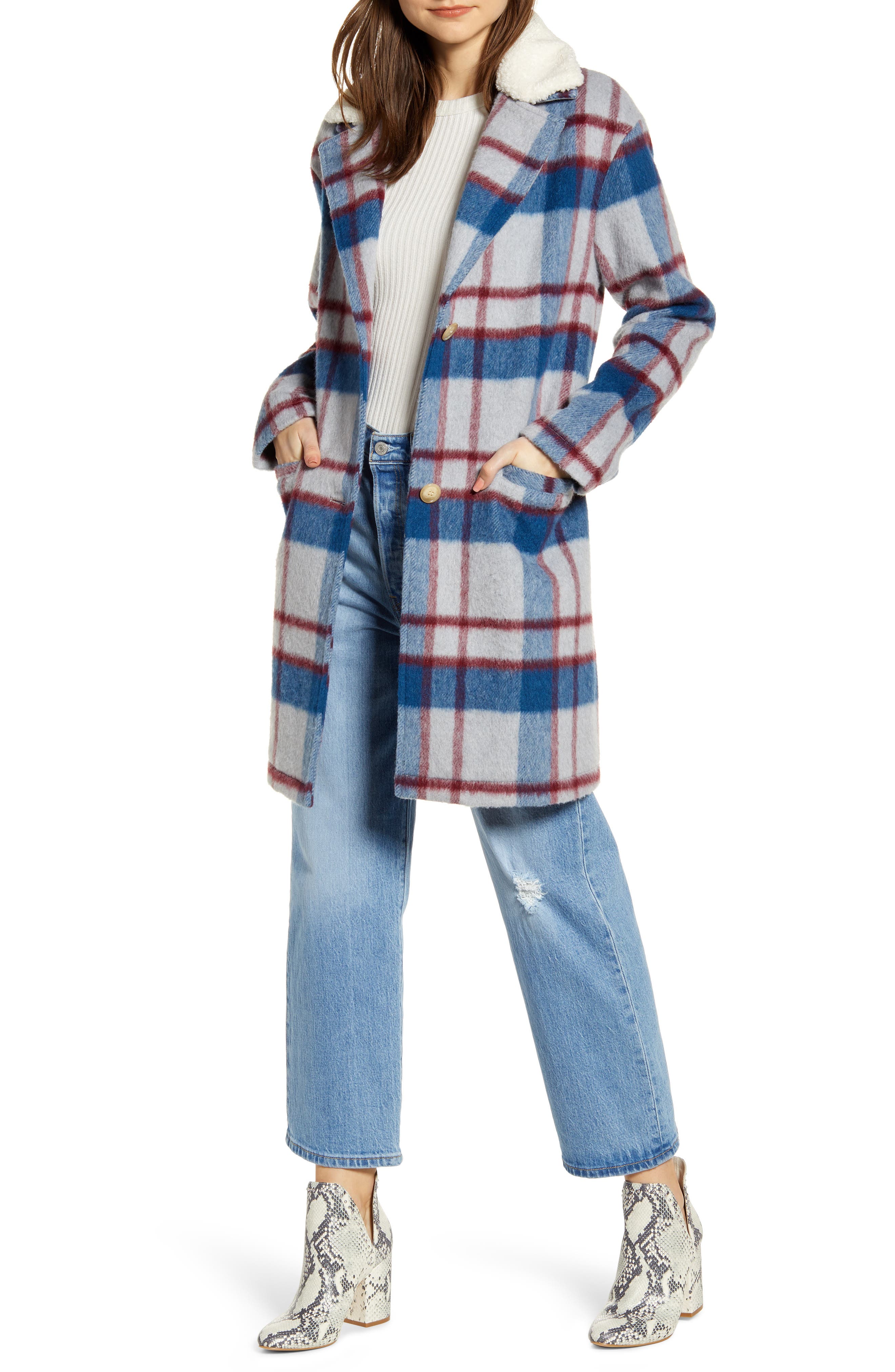 faux shearling workwear jacket