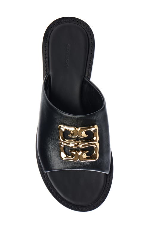 Shop Givenchy Liquid 4g Logo Slide Sandal In Black