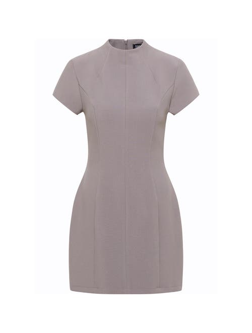 Shop Nanas Nana's Agatha Mini Dress In Grey