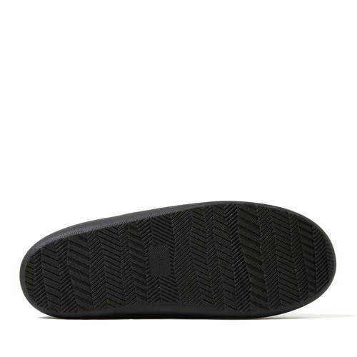 Dearfoams Men's Cullen Ripstop Closed Back Slip On In Black