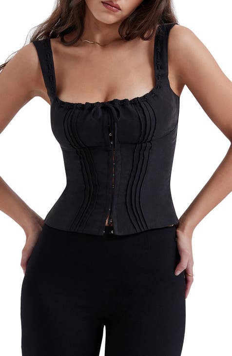 OF CB Chicca Square Corset Top Nordstrom