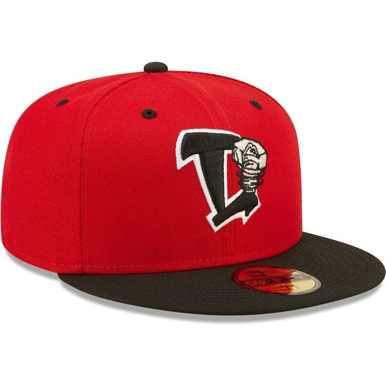 New Era Red Lansing Lugnuts Authentic Collection Team Home 59fifty ...