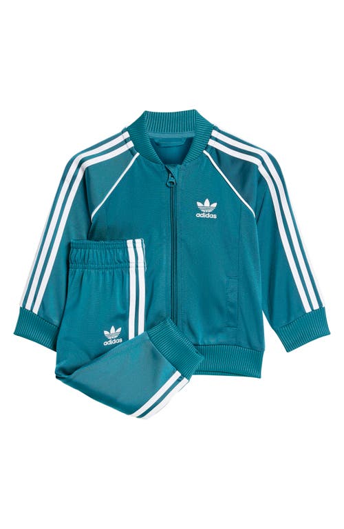 Adidas Originals Kids' Adidas Adicolor Superstar Track Jacket & Joggers Set In Legacy Teal