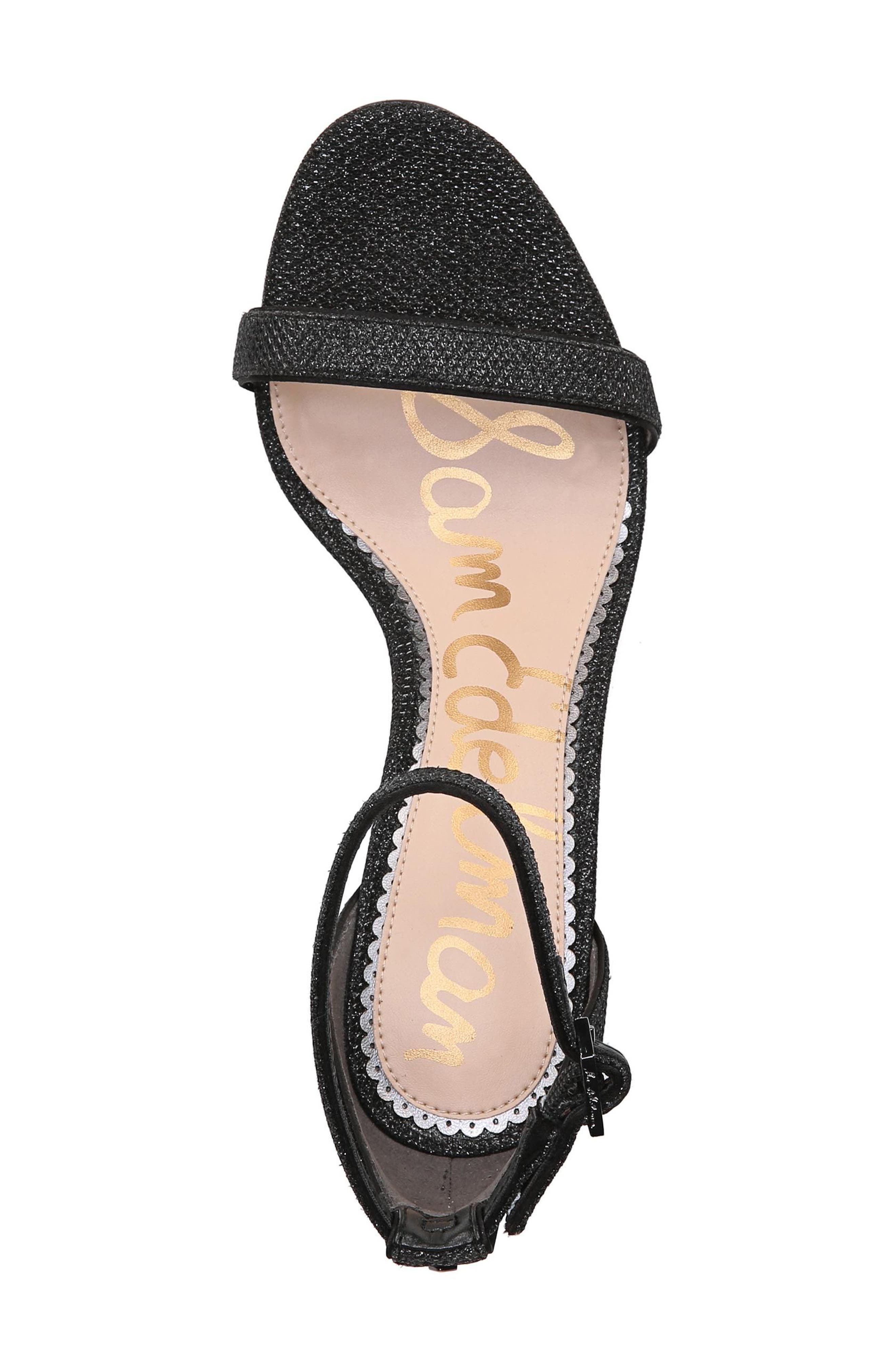 SAM EDELMAN,
                            'Patti' Ankle Strap Sandal,
                            Alternate thumbnail 6, color,
                            003