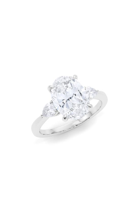 Shop Hautecarat Lab Created Diamond Trio Ring In 18k White Gold