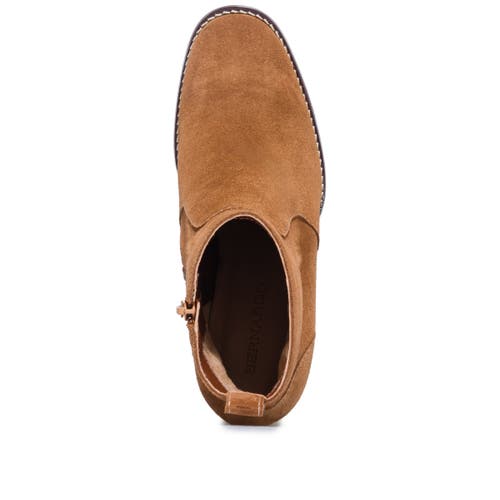 Shop Bernardo Footwear Norwich Heeled Ankle Bootie In Tobacco