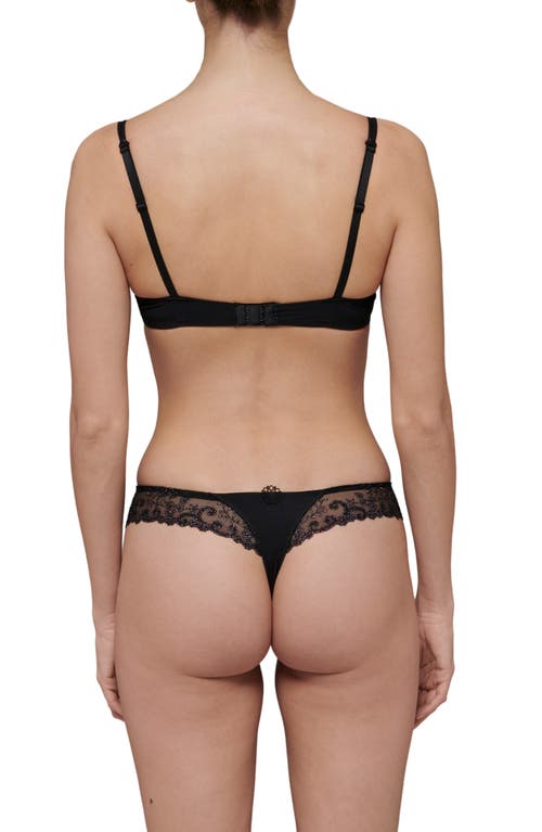 Shop Simone Perele 'delice' Underwire Demi Bra In Gem Black