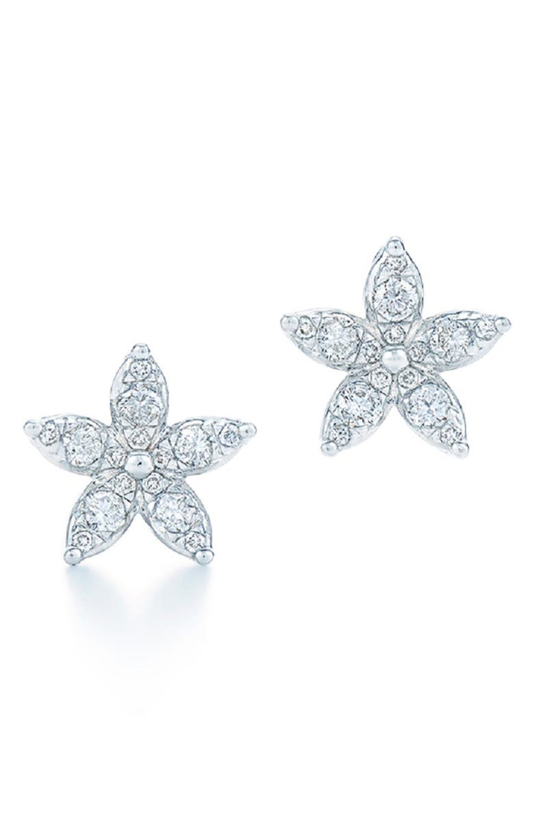 Sunburst diamond earrings Clearance