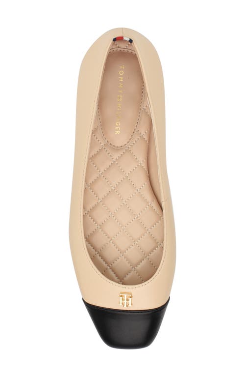 Tommy Hilfiger Women's Bekim Cap Toe Ballet Flats In Medium Natural