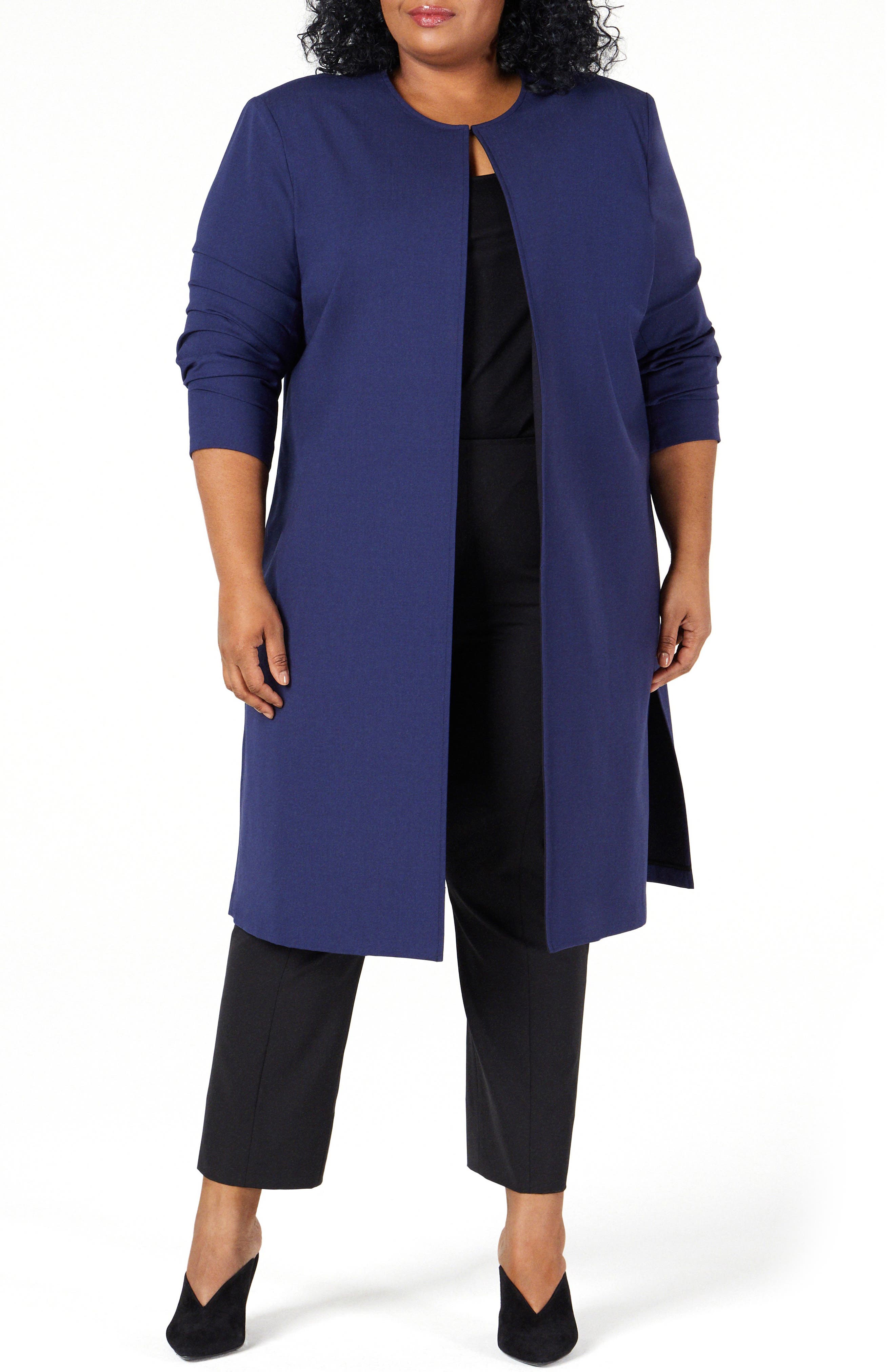 plus size royal blue jacket