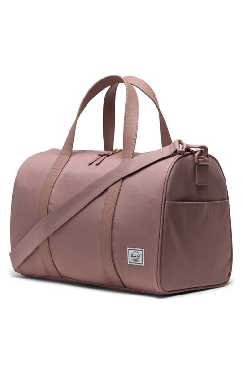 Shop Herschel Supply Co . Novel Recycled Polyester Carry-on Duffle Bag In Ash Rose