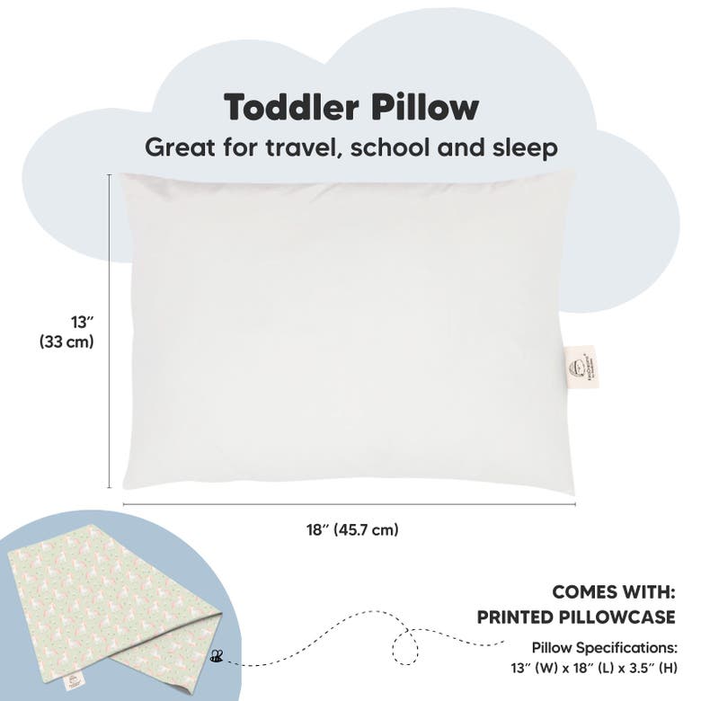 Shop Keababies Toddler Pillow With Pillowcase In Grace