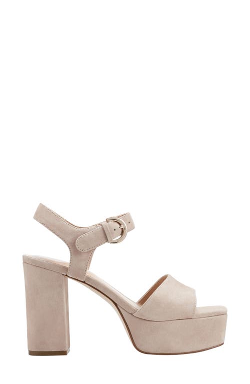 Shop Marc Fisher Ltd Cinthia Platform Sandal In Light Natural