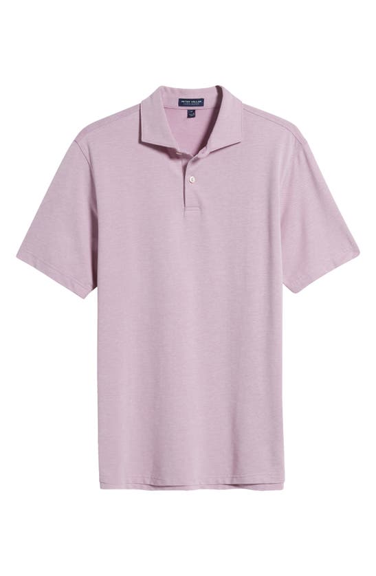 Shop Peter Millar Crown Crafted Albatross Piqué Performance Polo In Valencia
