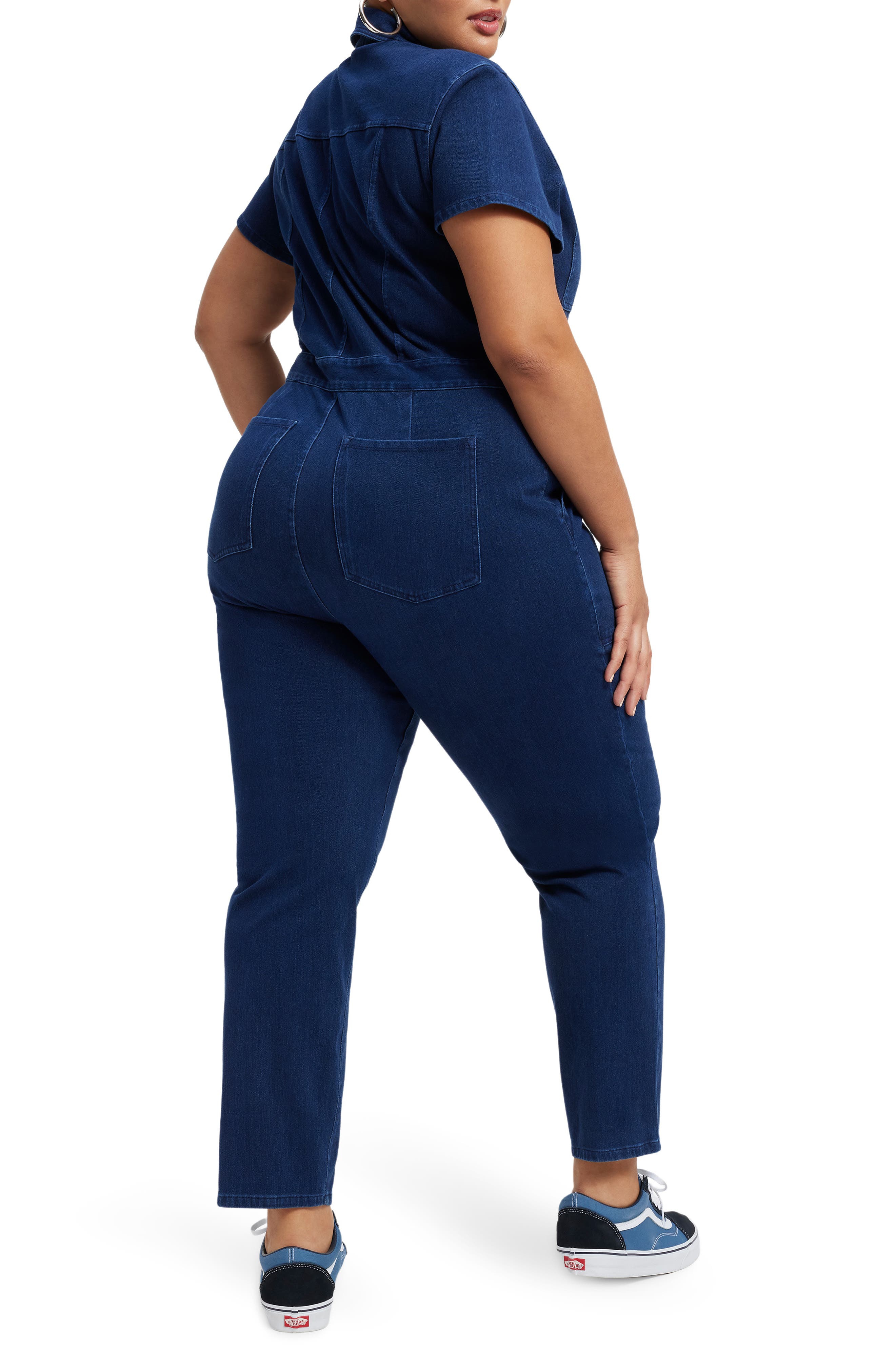 city chic denim jumpsuit