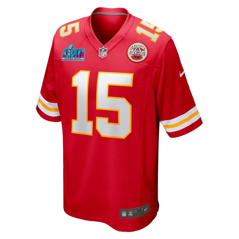 Lids Patrick Mahomes Kansas City Chiefs Nike Super Bowl LVII Patch Game  Jersey - Red