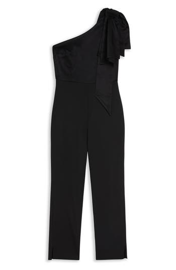 Ted Baker Loreena sold Off Shoulder Geo Lace Jumpsuit, Black