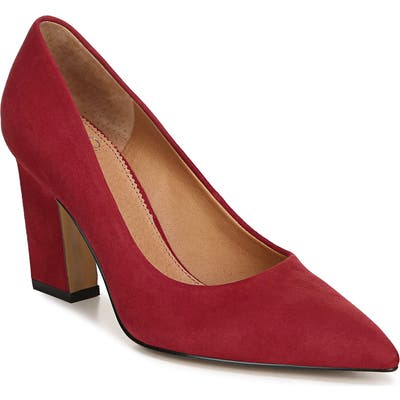 Sarto By Franco Sarto Sasha Pointy Toe Pump, Red