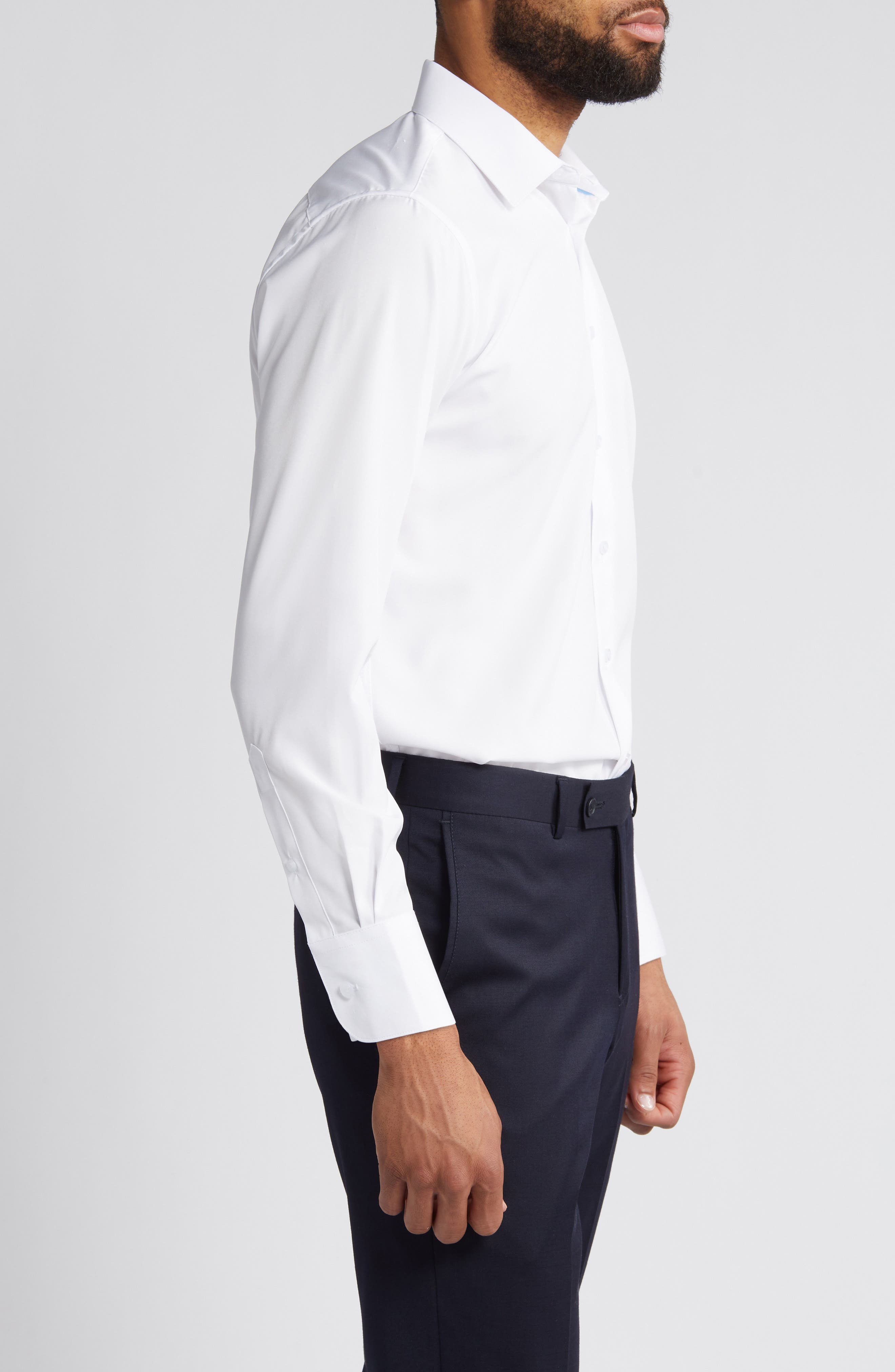 Nautica Slim Fit Solid Dress Shirt Nordstromrack