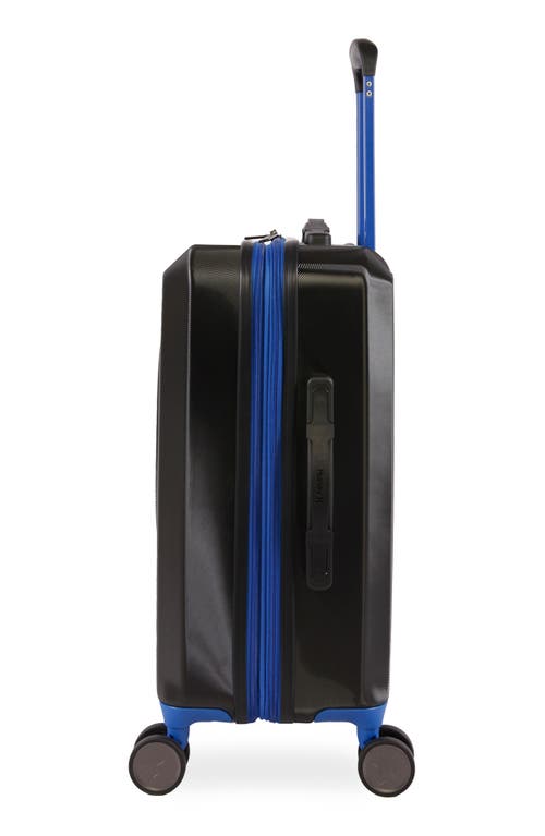Shop Hurley Wave 21" Hardshell Spinner Suitcase In Black/blue