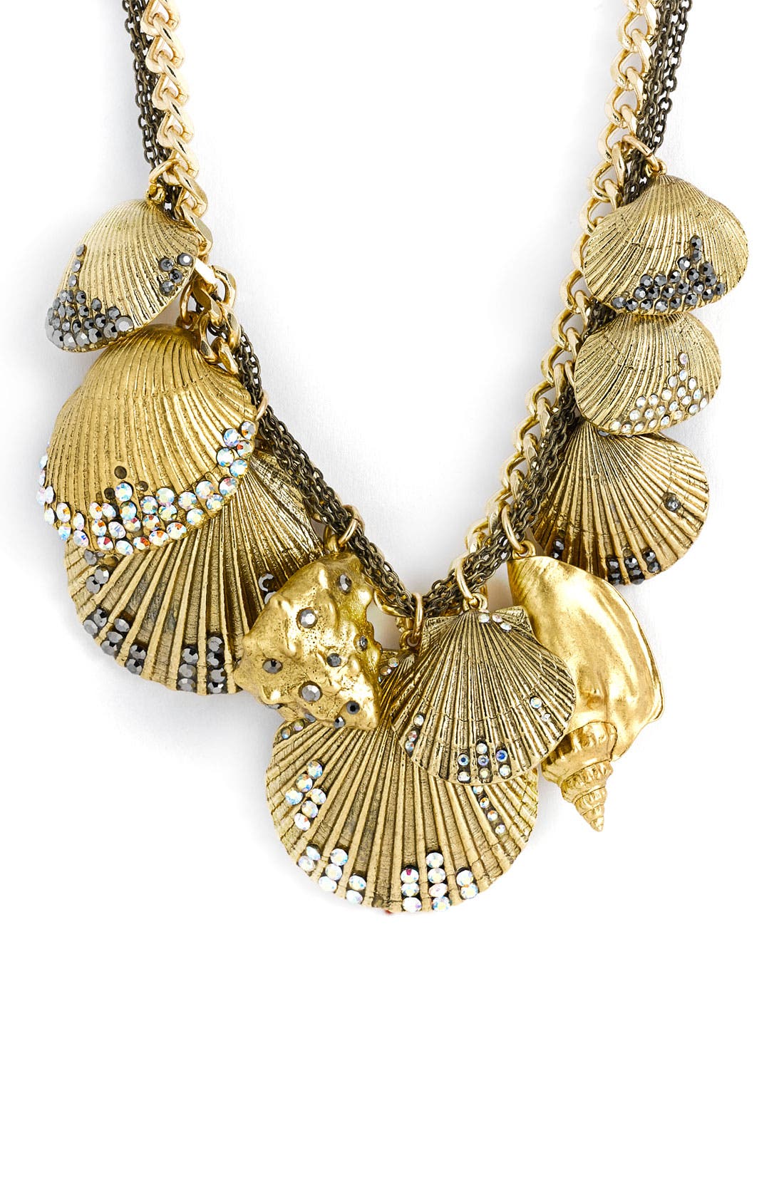 Sequin Seashell Statement Necklace Nordstrom