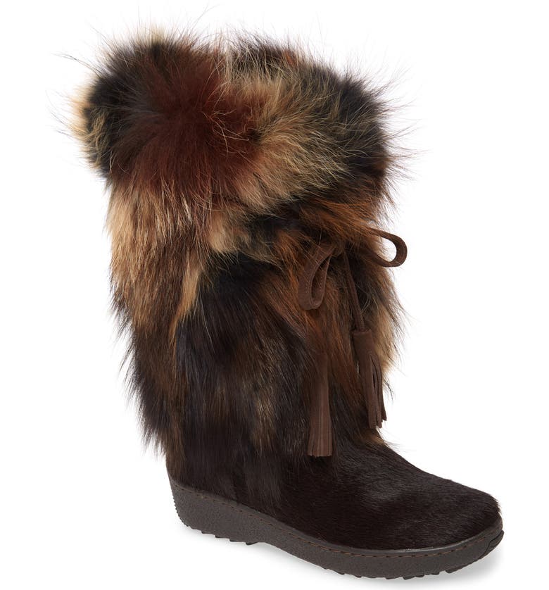 Pajar 'Fox Trot' Genuine Fox Fur & Calf Hair Boot (Women) | Nordstrom