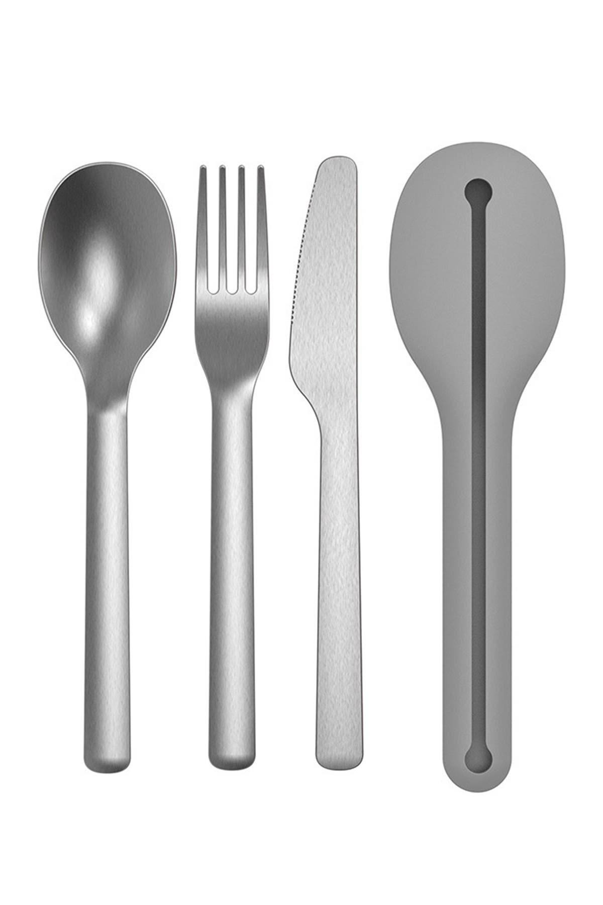 Berghoff Leo To-go 4-piece Travel Flatware Set In Grey