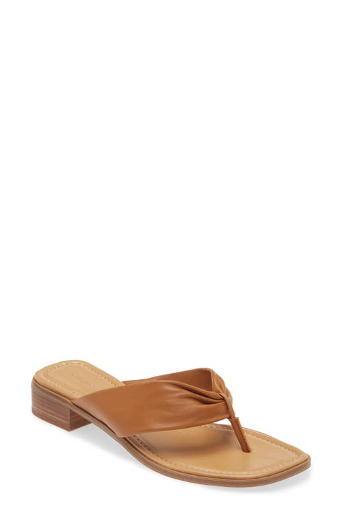 Shop Nordstrom Quintina Flip Flop In Tan Toffee