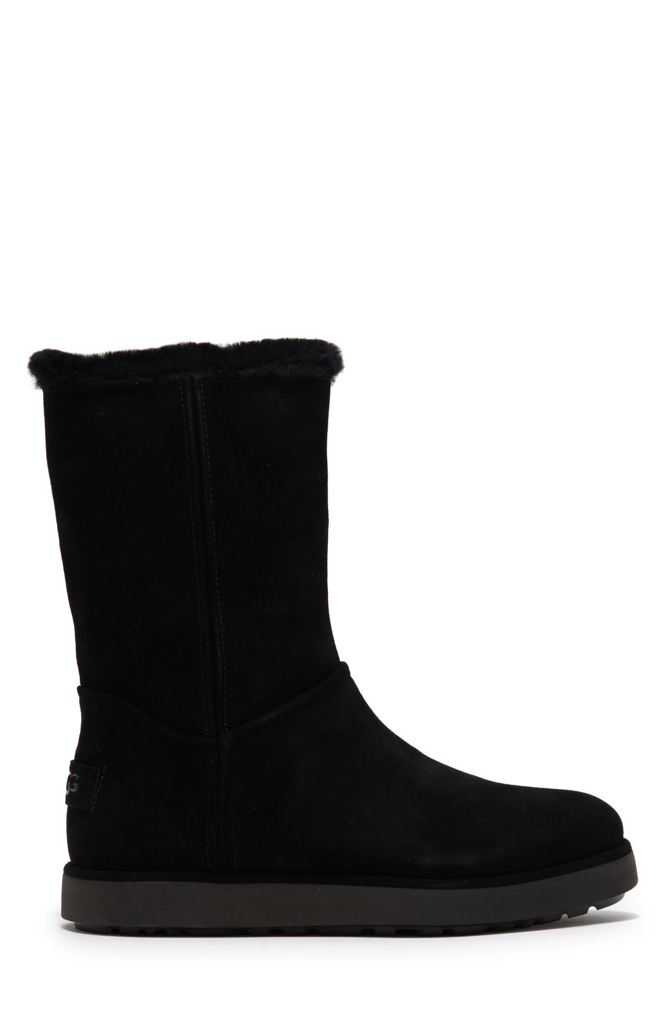 furry black ugg boots