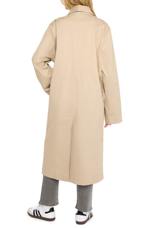 Shop Good American Classic Trench Coat In Mineral001