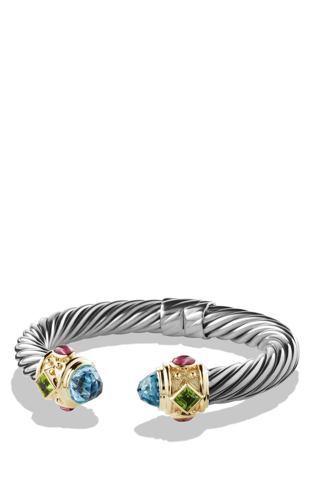 David Yurman Renaissance Bracelet with Semiprecious Stones & Gold