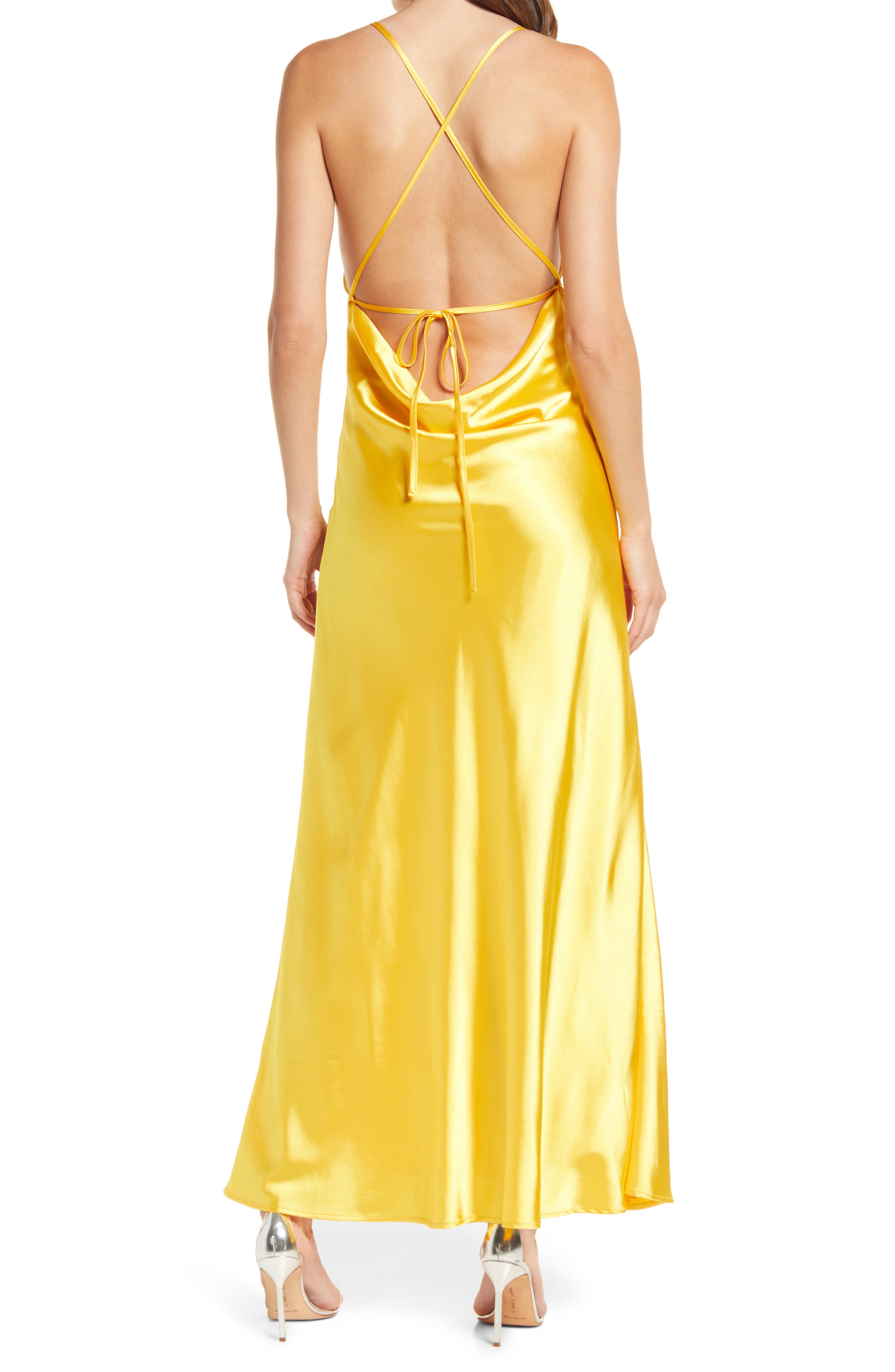 satin chain maxi dress topshop