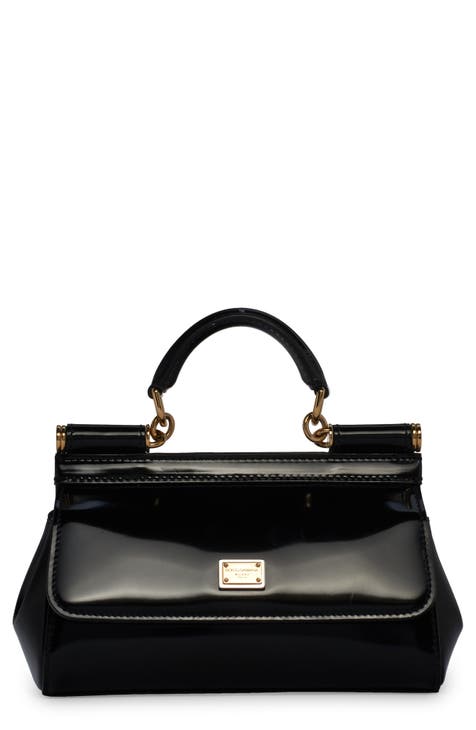 Dolce & Gabbana Black Sicily Small Quilted leather Tote Bag