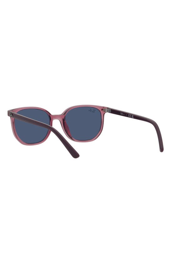 Shop Ray Ban Ray-ban Kids' Elliot Junior 46mm Square Sunglasses In Trans Pink