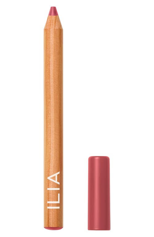 Ilia Lip Sketch Hydrating Lipstick + Lip Liner Crayon Pink Door 0.08 oz In Pink Door