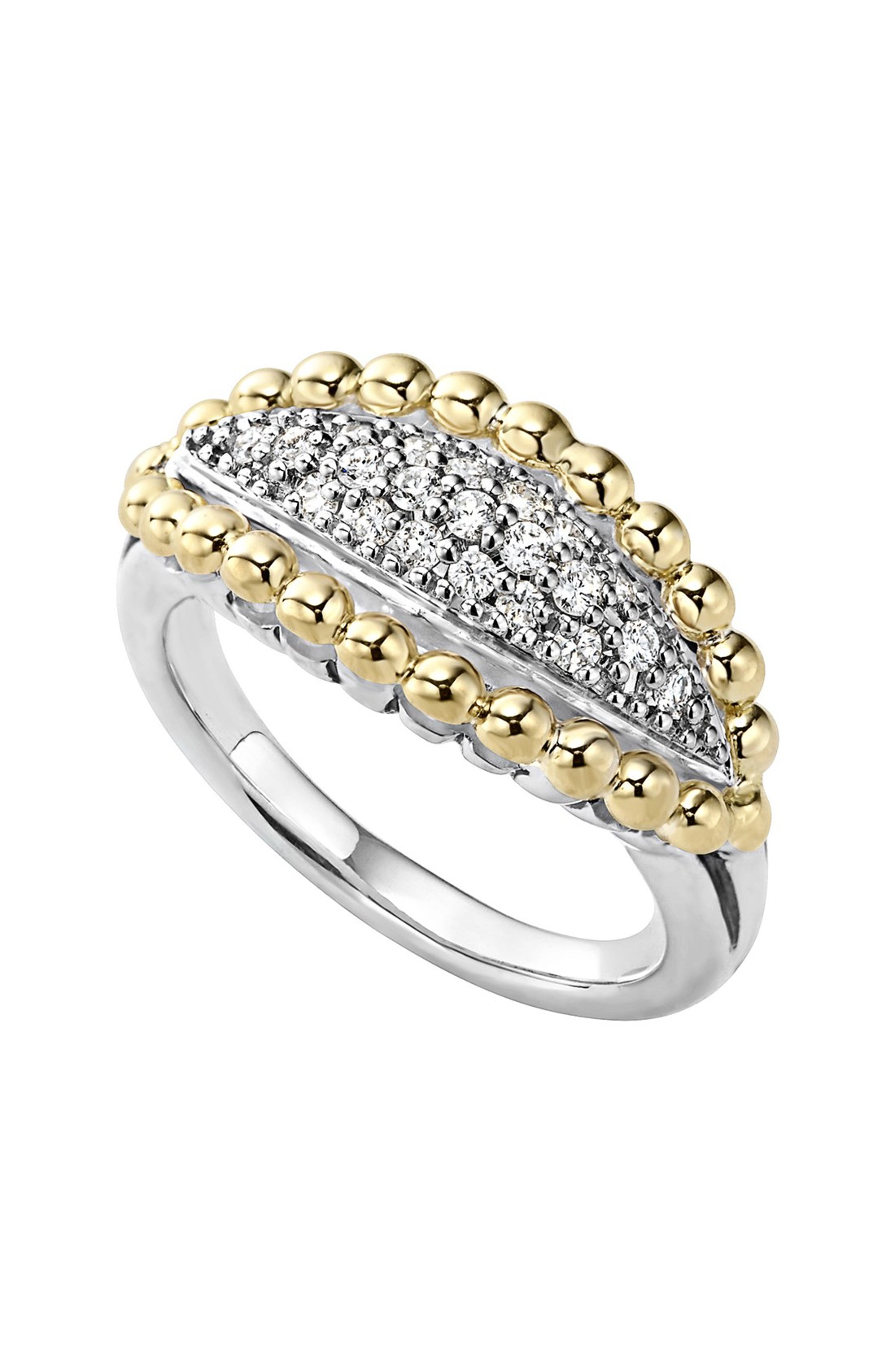 LAGOS 'Caviar' Diamond Marquise Ring | Nordstrom