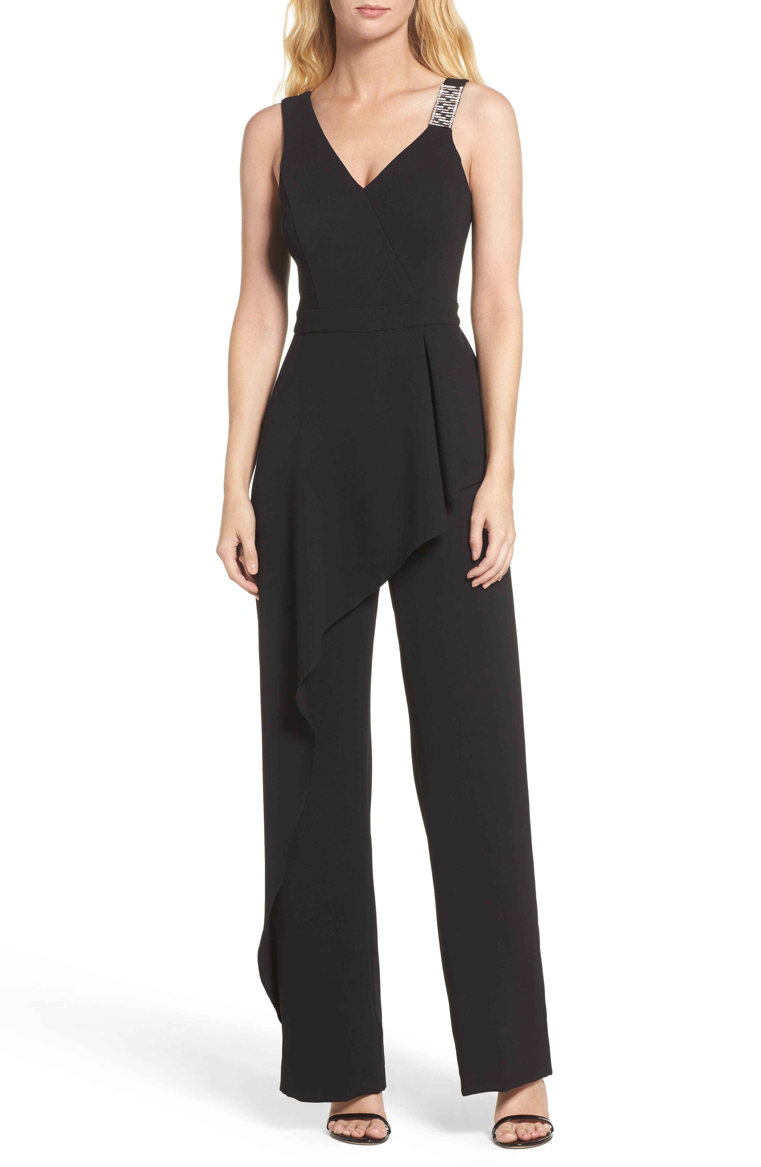Xscape Crepe Jumpsuit Nordstrom