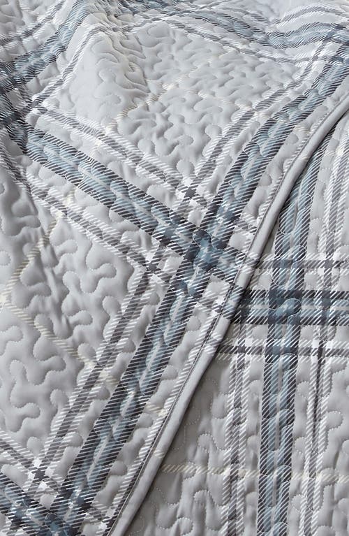 Southshore Fine Linens Plaid Collection- Luxury Premium Oversized Quilt Set In Plaid Grey