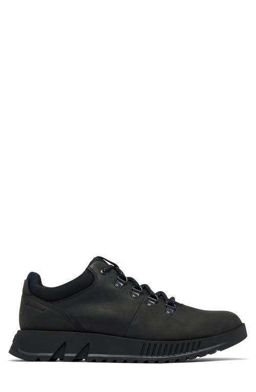 Sorel Men's Mac Hill Lite Hiker Low Waterproof Lace-up Sneakers In Black/black
