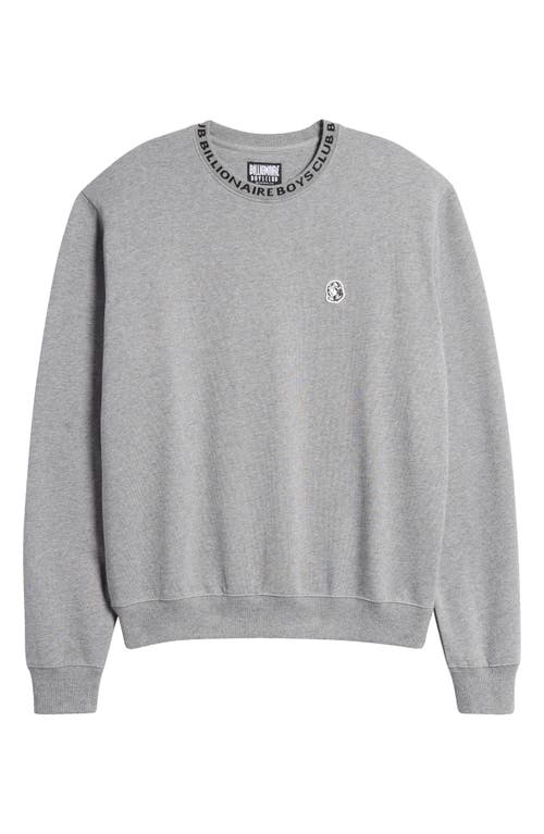 Shop Billionaire Boys Club Cosmo Graphic Sweatshirt In Dark Heather Grey