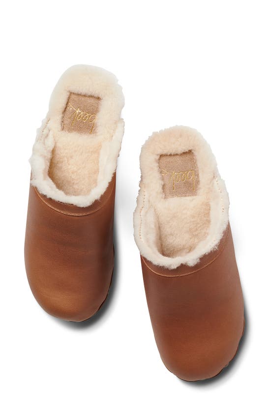 BEEK WOODPECKER GENUINE SHEARLING CLOG