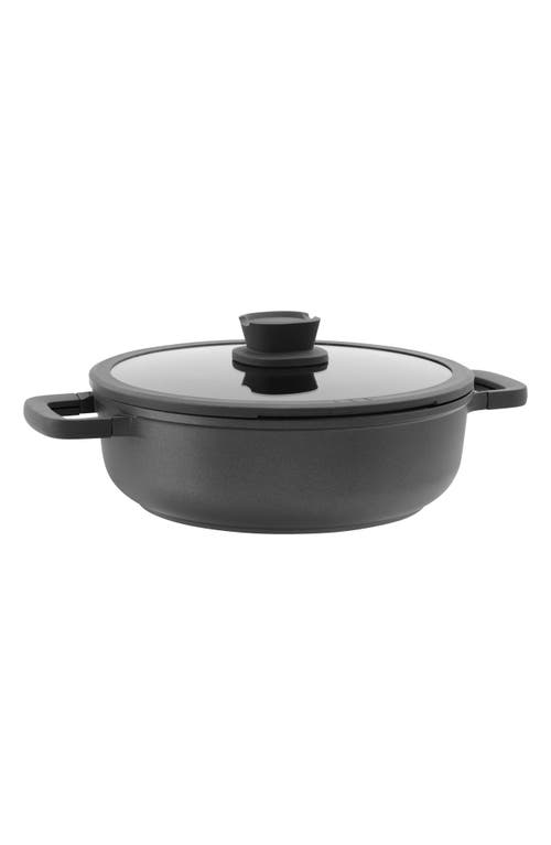 Berghoff Leo Stone Nonstick 5-quart Covered Sauté Pan In Black