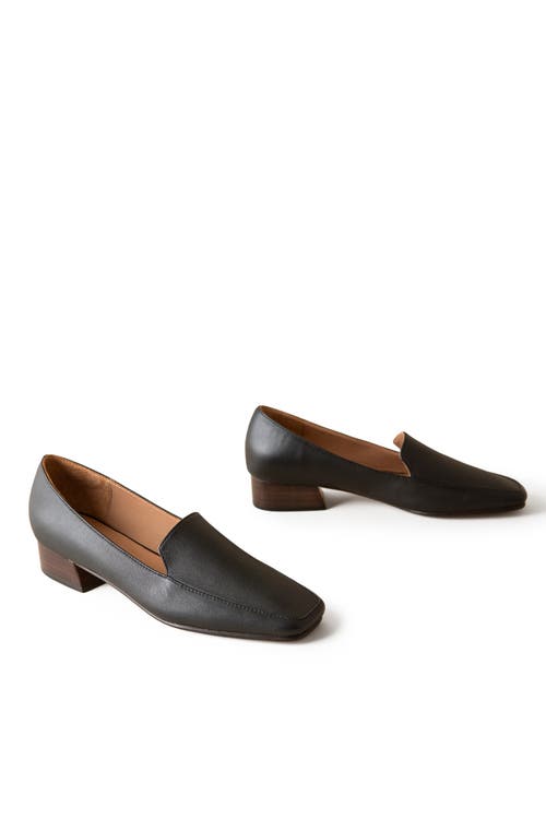 Huma Blanco Charlie Heeled Loafer In Coal