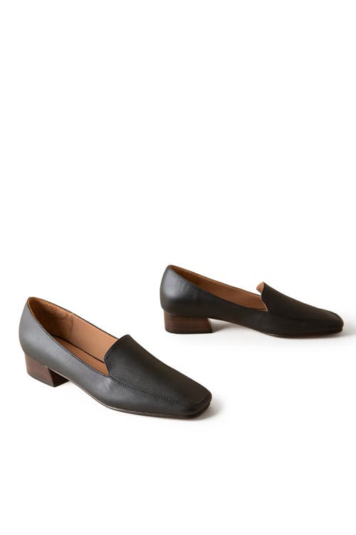 Shop Huma Blanco Charlie Heeled Loafer In Coal