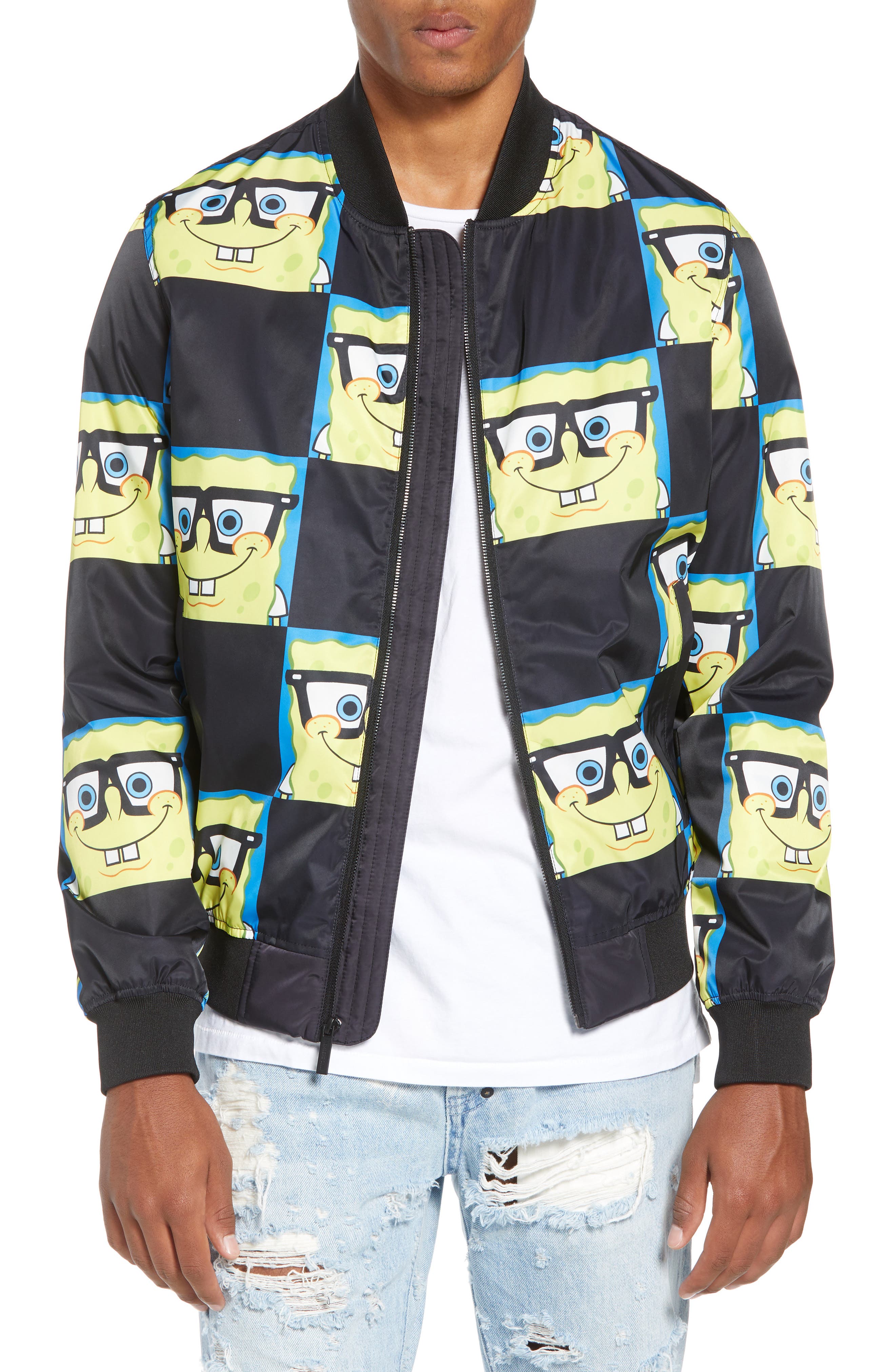 spongebob bomber jacket