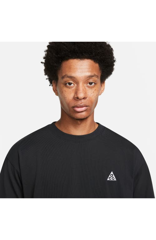 Shop Nike Acg Performance T-shirt In Black/black